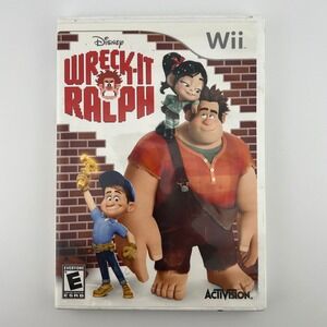 Disney Wreck-It Ralph Wii Game 2012 Activision Tested